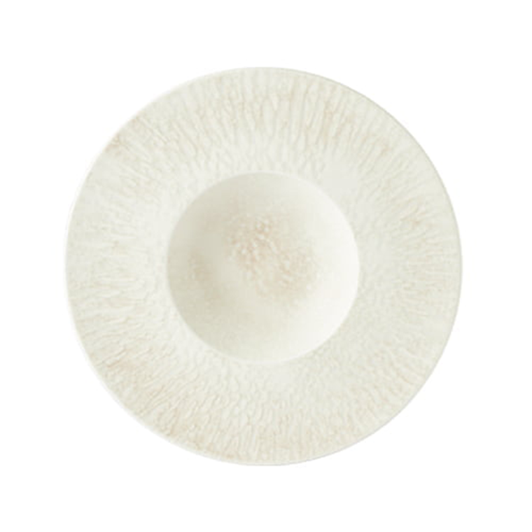 Tense by Costaverde Wide Rimmed Deep Gourmet Plate 25cm - Pack of 6